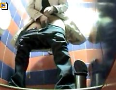 Two sexy girls peeing in front of perverted voyeur