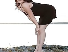 Lewd dolls show nudity up skirts