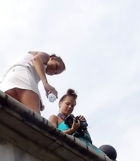 Exciting spy upskirt photos