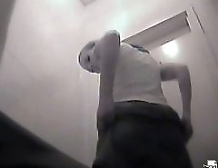 Juicy babes showering spy camera with their piss