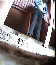 Old and young pissers tinkling in front of spy cam