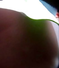 Round buttocks real upskirt