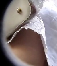 Fantastic upskirt in public