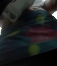 Hidden upskirt made unnoticed