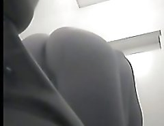 Pissing chubby hottie squatted right over voyeur camera
