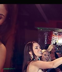 These girls are not shy when it comes to the cock. They're horny and ready to suck dick. A few lucky girls got some nice facials
