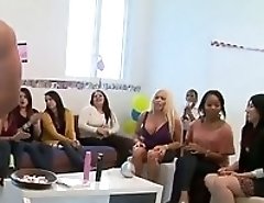 Our strippers strutted their goods as usual and as usual the girls got mad crazy right away sucking dick and showing off